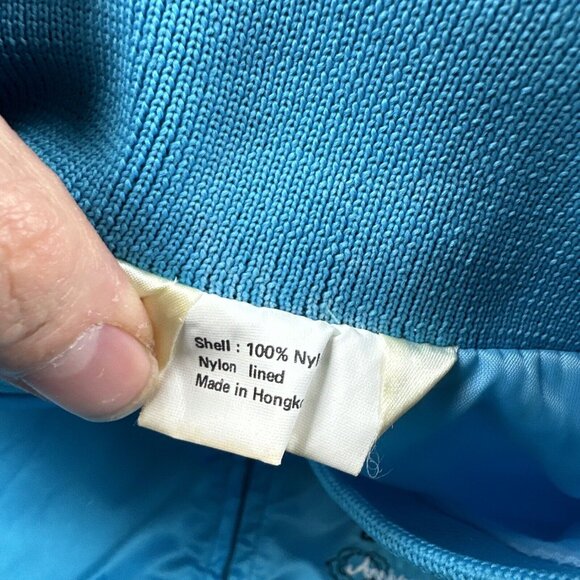 Vintage 80s Westward HO Casino Satin Bomber Jacket Embroidered Magic Hat Ritz - Picture 8 of 10